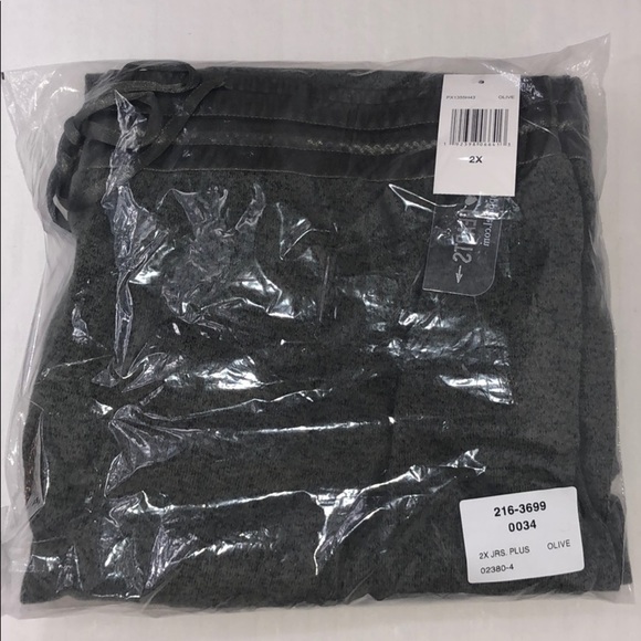 New Women's Mid Rise Jogger Pants Plus Size - Picture 4 of 11